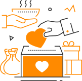 오프라인 후원 아이콘